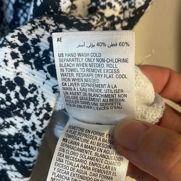 NWT. Culpos x Inc Snake Print Long Sleeve Mini Dress. XXS. - Picture 9 of 12